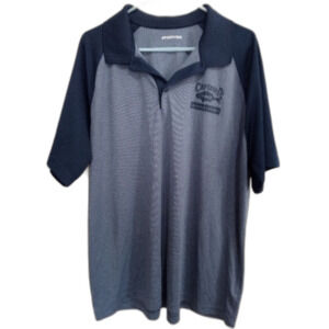 Sport-Tek Shirt Size 2XL Blue Captain D's Seafood Kitchen Employee Work Shirt